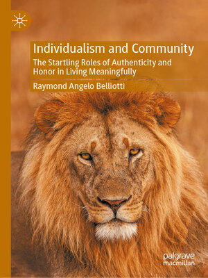 cover image of Individualism and Community